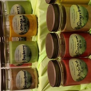 Homemade soy candles